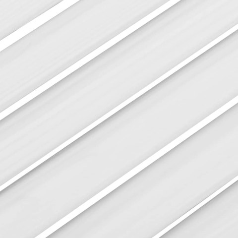 VidaXL Drzwi do szafek żaluzjowe 2 szt. Białe 99x29,5 cm