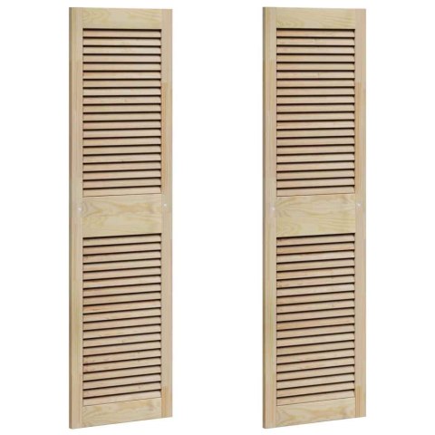 VidaXL Drzwi do szafki 2 pcs Naturalny 140,5 x 2,1 x 39,5 cm