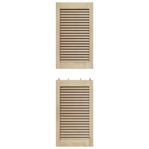 VidaXL Drzwi do szafki 2 pcs Naturalny 140,5 x 2,1 x 39,5 cm