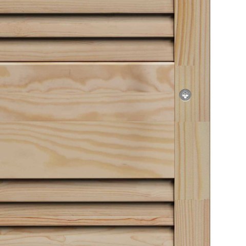VidaXL Drzwi do szafki 2 pcs Naturalny 140,5 x 2,1 x 39,5 cm