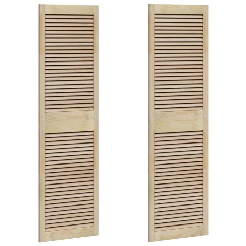 VidaXL Drzwi do szafki z drzwiami 2 pcs Naturalny 170 x 2,1 x 49,5 cm