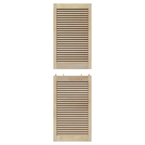 VidaXL Drzwi do szafki z drzwiami 2 pcs Naturalny 170 x 2,1 x 49,5 cm
