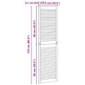 VidaXL Drzwi do szafki z drzwiami 2 pcs Naturalny 170 x 2,1 x 49,5 cm