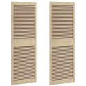 VidaXL Drzwi do szafki z drzwiami 2 pcs Naturalny 170 x 2,1 x 59,5 cm
