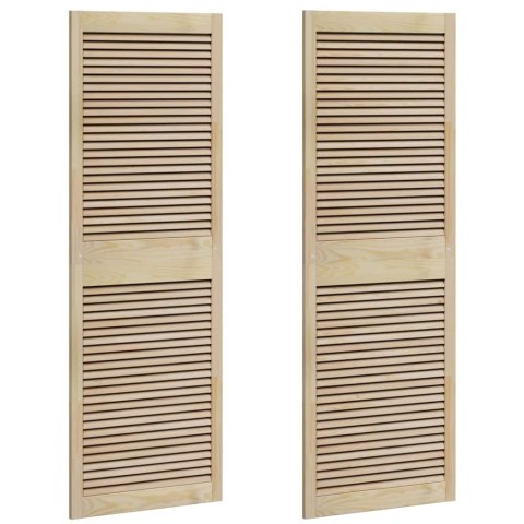 VidaXL Drzwi do szafki z drzwiami 2 pcs Naturalny 170 x 2,1 x 59,5 cm