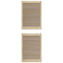 VidaXL Drzwi do szafki z drzwiami 2 pcs Naturalny 170 x 2,1 x 59,5 cm