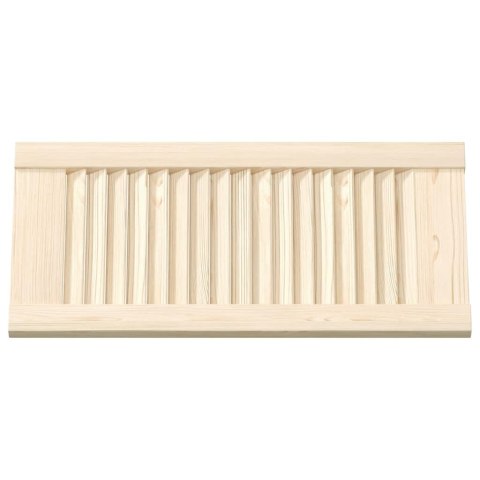 VidaXL Drzwi szafkowe z żaluzją 61,5x29,5 cm lite drewno sosnowe