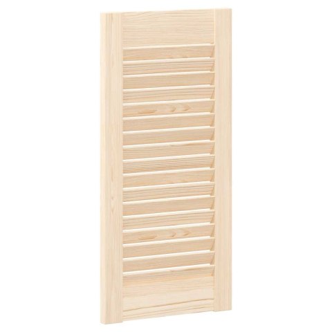 VidaXL Drzwi szafkowe z żaluzją 61,5x29,5 cm lite drewno sosnowe