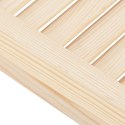 VidaXL Drzwi szafkowe z żaluzją 61,5x29,5 cm lite drewno sosnowe