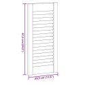VidaXL Drzwi szafkowe z żaluzją 61,5x29,5 cm lite drewno sosnowe