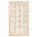 DRZWICZKI DO SZAFKI Z KRATKĄ MEBLOWE 2 SZT 39,5X69 CM LITE DREWNO SOSNOWE