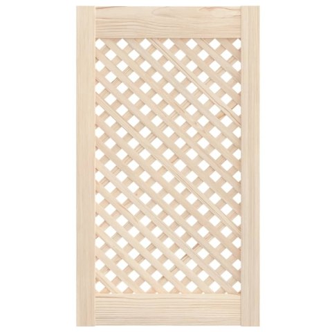 DRZWICZKI DO SZAFKI Z KRATKĄ MEBLOWE 2 SZT 39,5X69 CM LITE DREWNO SOSNOWE