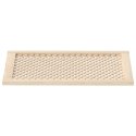 DRZWICZKI DO SZAFKI Z KRATKĄ 2 SZT 49,5X99 CM LITE DREWNO SOSNOWE MEBLOWE