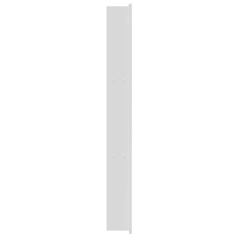 VidaXL Nisza prysznicowa Biały 90 x 20 x 9,5 cm Stal nierdzewna