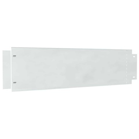 VidaXL Obrzeża trawnikowe 10 pcs Srebrny 100 x 25 x 0,07 cm