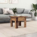 VidaXL Stolik kawowy Stare drewno 55 x 55 x 42 cm