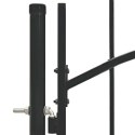 BRAMA OGRODOWA WOERDEN, STAL, 1X1,5 M, CZARNA