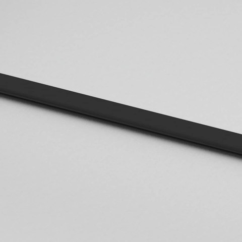 VidaXL Drzwi przesuwne, czarne, 76x205 cm, szkło hartowane, aluminium