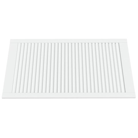 VidaXL Drzwi żaluzjowe do szafki, 2 szt., białe, 99,3x59,4 cm, sosnowe