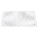 VidaXL Drzwi żaluzjowe do szafki, białe, 99,3x59,4 cm, sosnowe