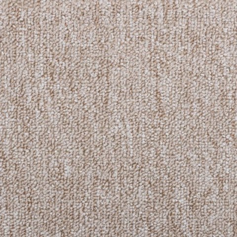VidaXL Maty na schody 15 szt. 65x24x4 cm Jasnobrązowe, półokrągłe, duże