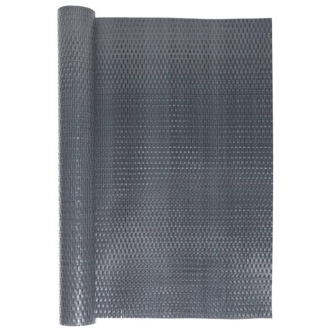 VidaXL Parawan balkonowy, antracytowy, 1000x100 cm, polirattan
