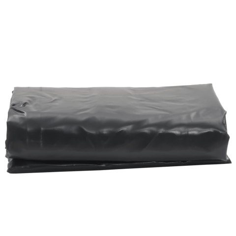 PLANDEKA PŁACHTA ANTRACYTOWA 1,5X2,5M 650 G/M²