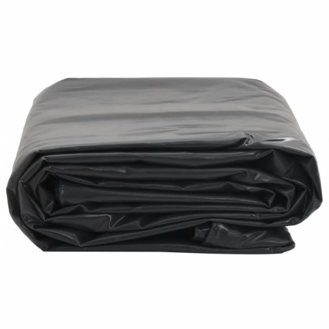 PLANDEKA PŁACHTA ANTRACYTOWA 1,5X2,5M 650 G/M²