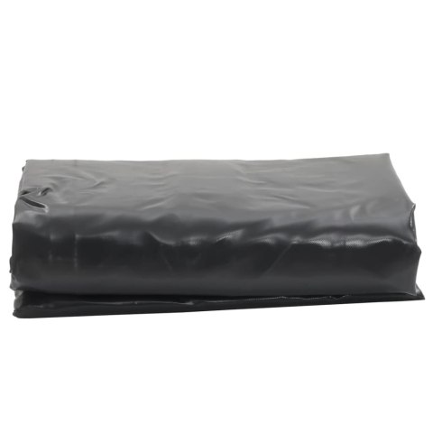 PLANDEKA PŁACHTA ANTRACYTOWA 1,5X2M 650 G/M²