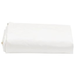 VidaXL Plandeka, biała, 1x2,5 m, 650 g/m²