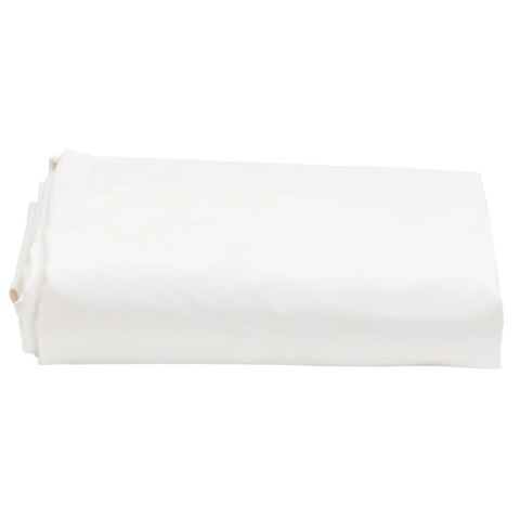 VidaXL Plandeka, biała, 1x2,5 m, 650 g/m²