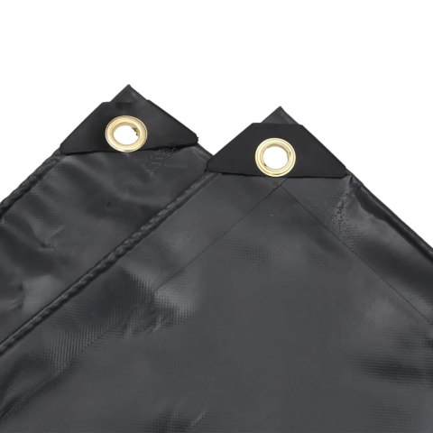 PLANDEKA PŁACHTA CZARNA 1,5X2M 650 G/M²