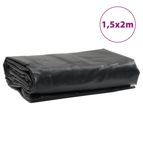 PLANDEKA PŁACHTA CZARNA 1,5X2M 650 G/M²