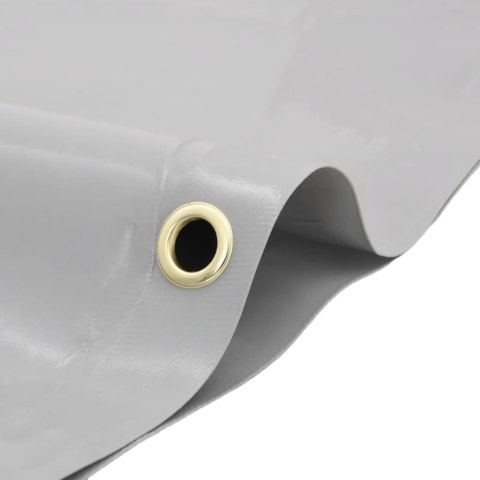 PLANDEKA PŁACHTA SZARA 5X6M 650 G/M²