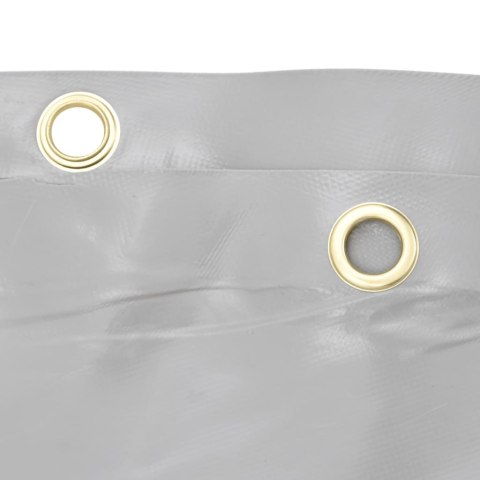 PLANDEKA PŁACHTA SZARA 5X6M 650 G/M²