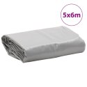 PLANDEKA PŁACHTA SZARA 5X6M 650 G/M²