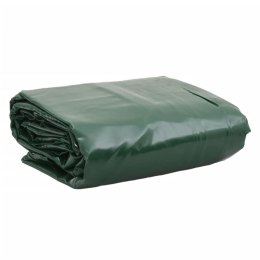 PLANDEKA PŁACHTA ZIELONA 5X7M 650 G/M²