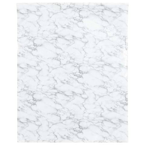 VidaXL Samoprzylepna okleina meblowa, marmurowa biel, 90x500 cm, PVC