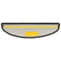 VidaXL Maty na schody 30 szt. 56x17x3 cm Ciemnoszary Półokrągły