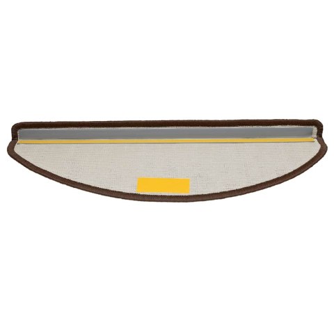 MATY NA SCHODY 30 SZT. 65X21X4 CM BRĄZOWE PÓŁOKRĄGŁE DUŻE