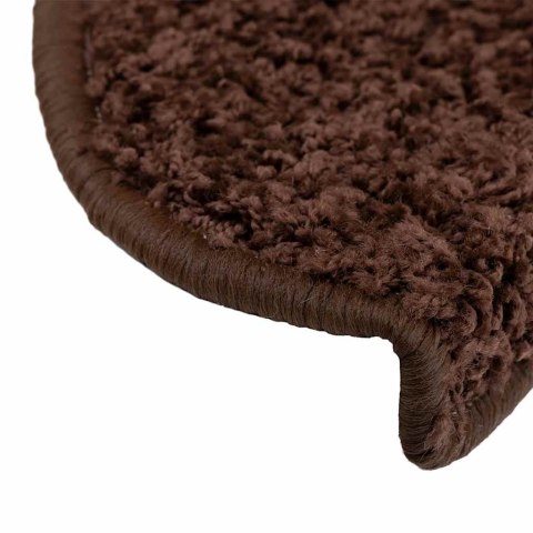 MATY NA SCHODY 30 SZT. 65X21X4 CM BRĄZOWE PÓŁOKRĄGŁE DUŻE