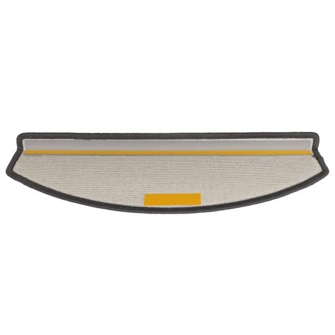 VidaXL Maty na schody 30 szt. 65x24x4 cm Ciemnoszary Półokrągły Duży