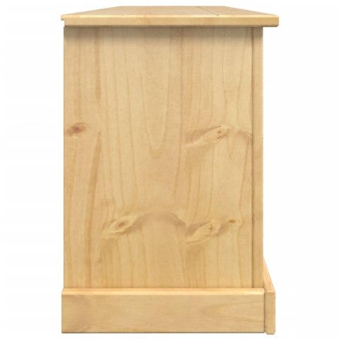 VidaXL Szafka na buty Corona, 99x32x47 cm, lite drewno sosnowe