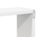 VidaXL Półki ścienne kostki, 4 szt., białe, 80x15x26,5 cm