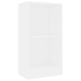 VidaXL Regał, biały, 40x24x75 cm, materiał drewnopochodny