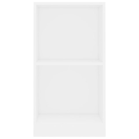 VidaXL Regał, biały, 40x24x75 cm, materiał drewnopochodny