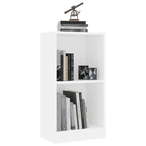 VidaXL Regał, biały, 40x24x75 cm, materiał drewnopochodny