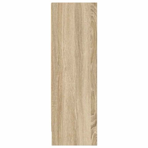 VidaXL Regał biblioteczny Sonoma Oak 80x24x75 cm Drewno klejone