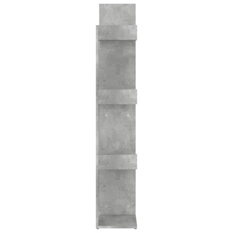 VidaXL Regał na książki, szarość betonu, 48x25,5x140 cm