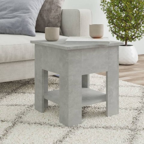 VidaXL Stolik kawowy, betonowy, 40x40x42 cm materiał drewnopochodny